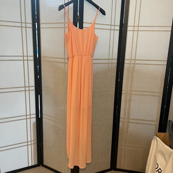 Lush High Low Peach Dress - Picture 6 of 6